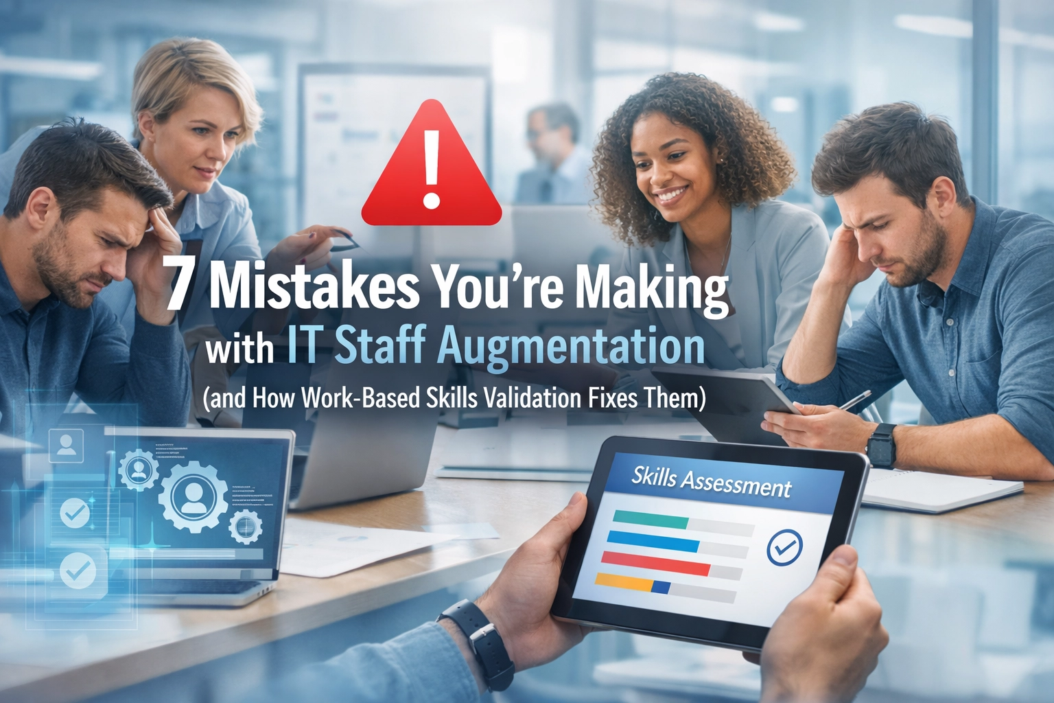7 Mistakes You’re Making with IT Staff Augmentation (and How Work-Based Skills Validation Fixes Them)